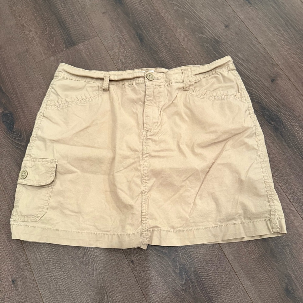Vintage Cargo Mini Skirt